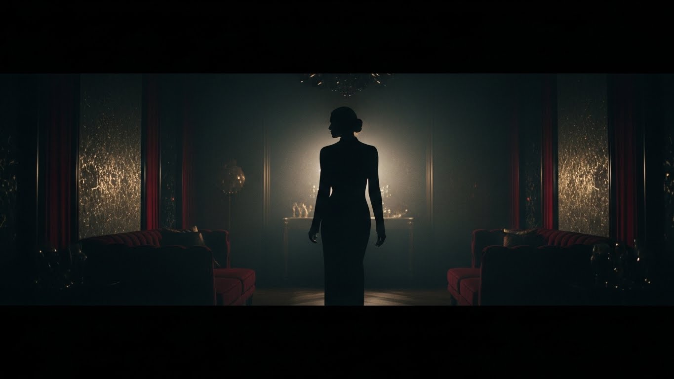 Mulher confiante e sedutora